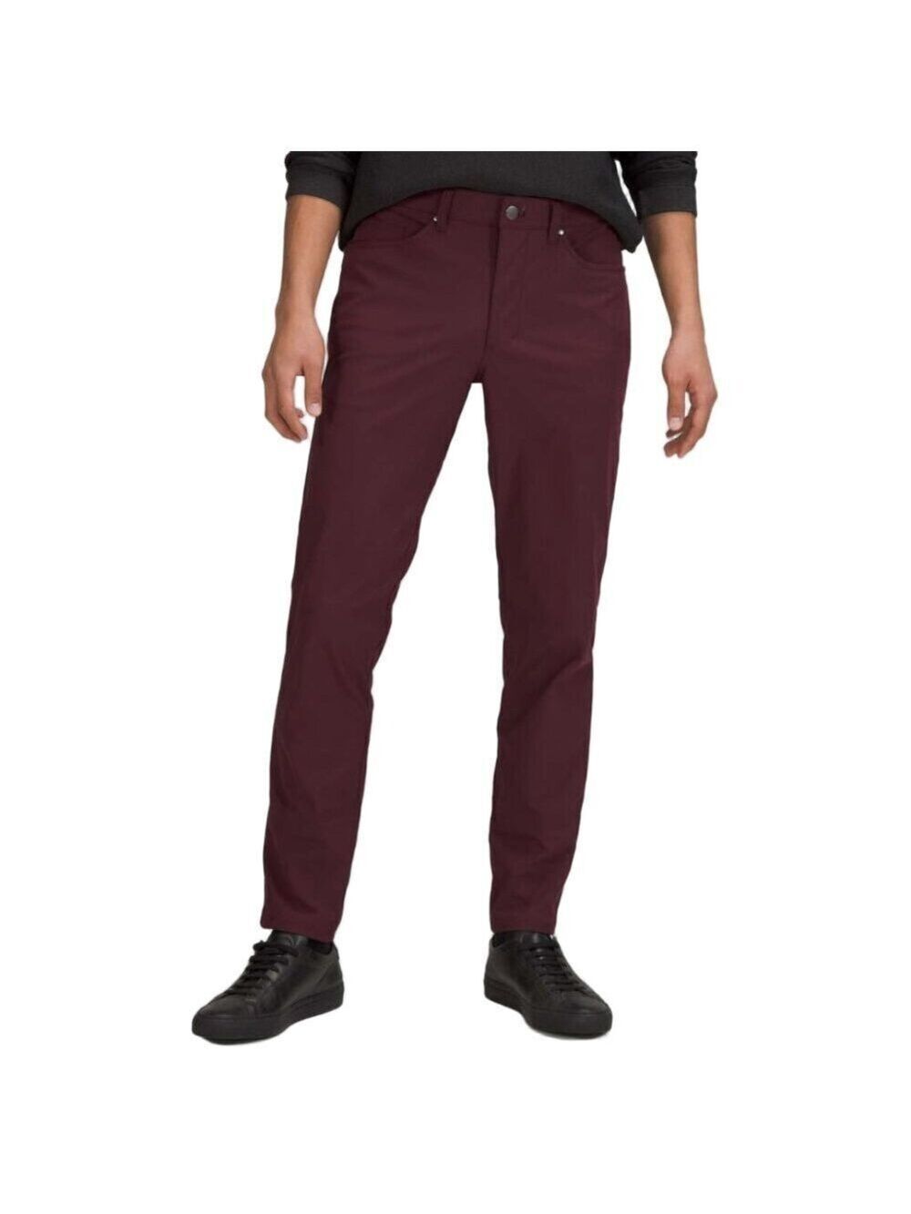 Lululemon ABC Slim-Fit Pant 32" *Warpstreme in Cassis Burgundy Size 31